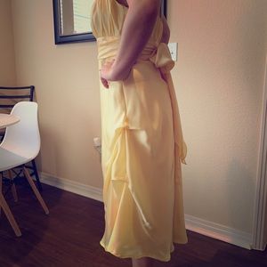 Canary yellow dress size 8